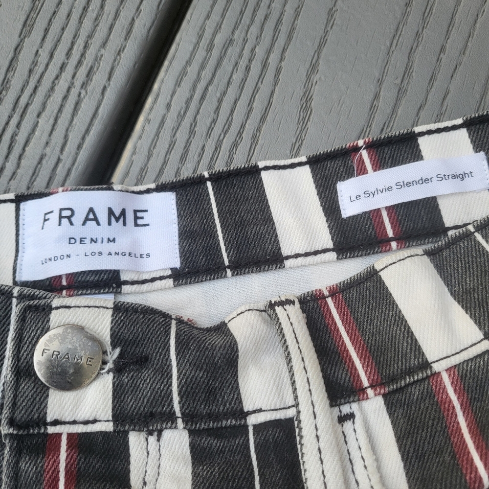 Frame Striped Jeans - Picture 4 of 5